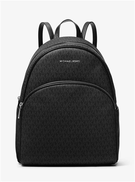 michael kors abbey black backpack|Michael Kors abbey backpack.